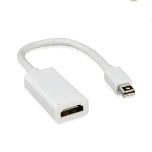 Mini Displayport DP Thunderbolt to HDMI Adapter for Macbook Air/Pro iMac 1080P White