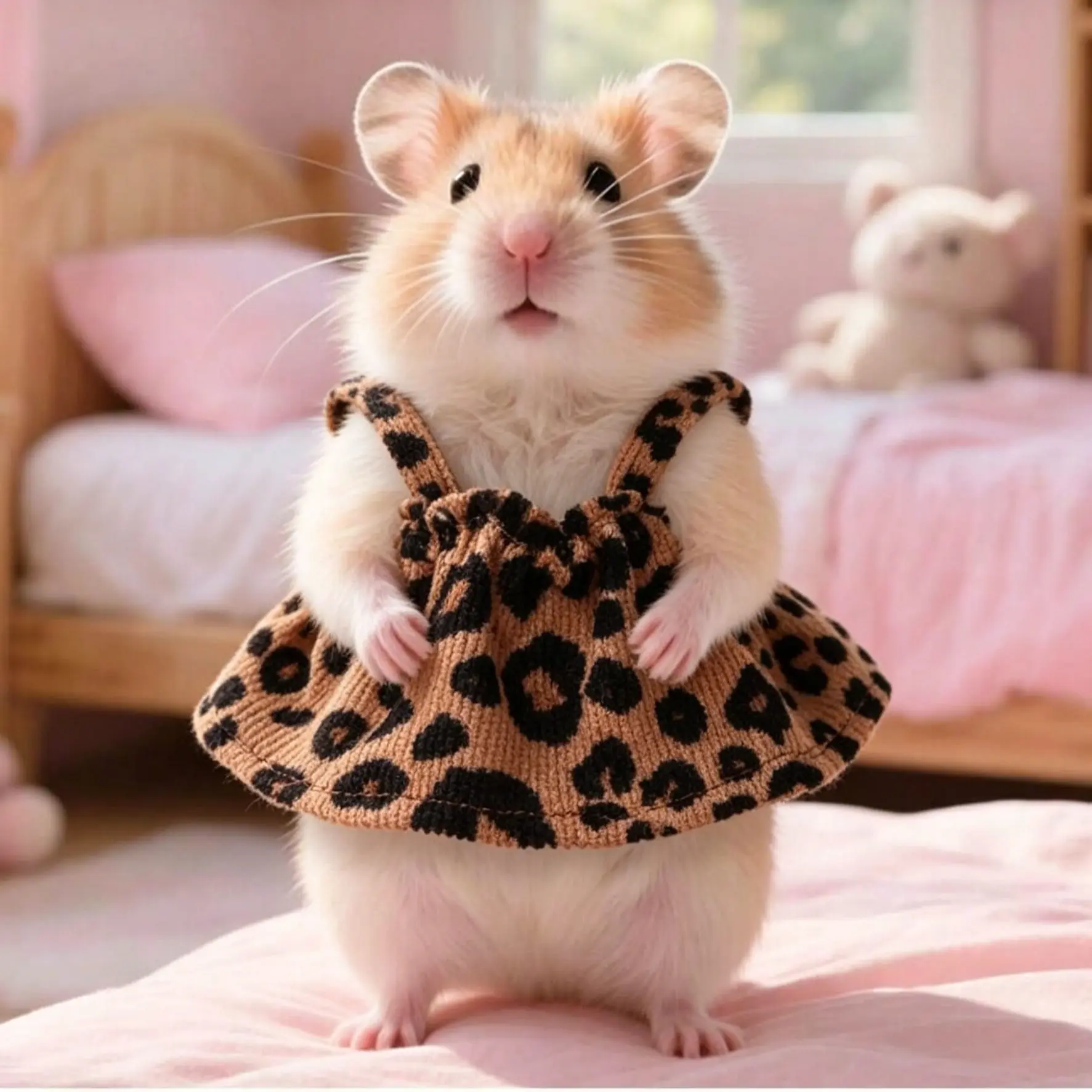 1 Piece Cute Hamster Lovely Clothes Accessories Princess Dress Plush Dutch Pig Clothes For Small Pets Outdoor Lovely Dress.