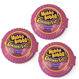 Bubble Tape Nostalgic Bubble Gum Candy, 3 Rolls