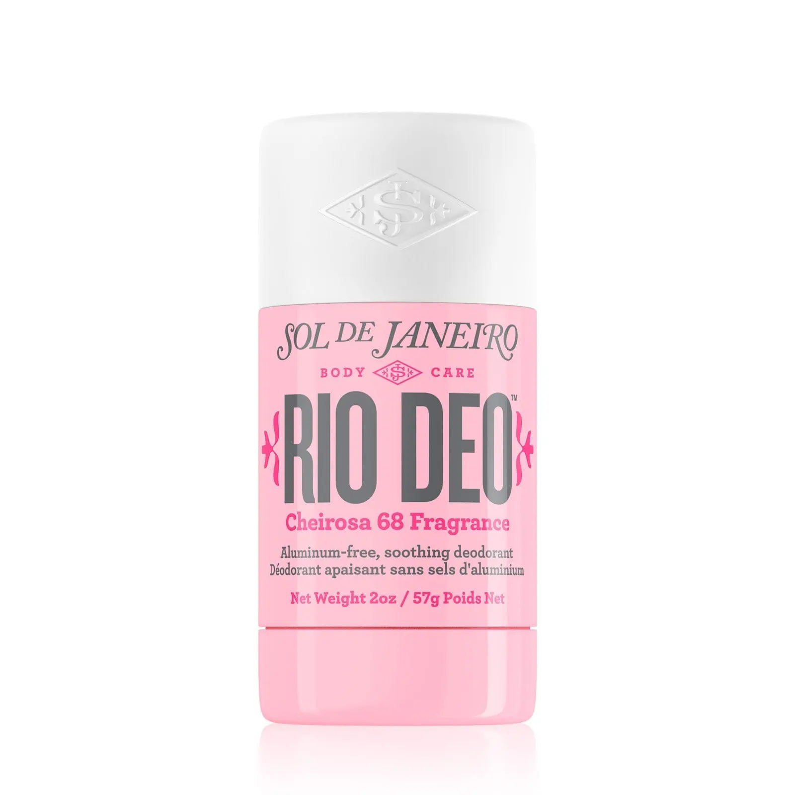 Sol de Janeiro Rio Deo Aluminum-Free Natural Deodorant to Eliminate Odor, Cheirosa 68 Fruity Floral Body Care Fragrance