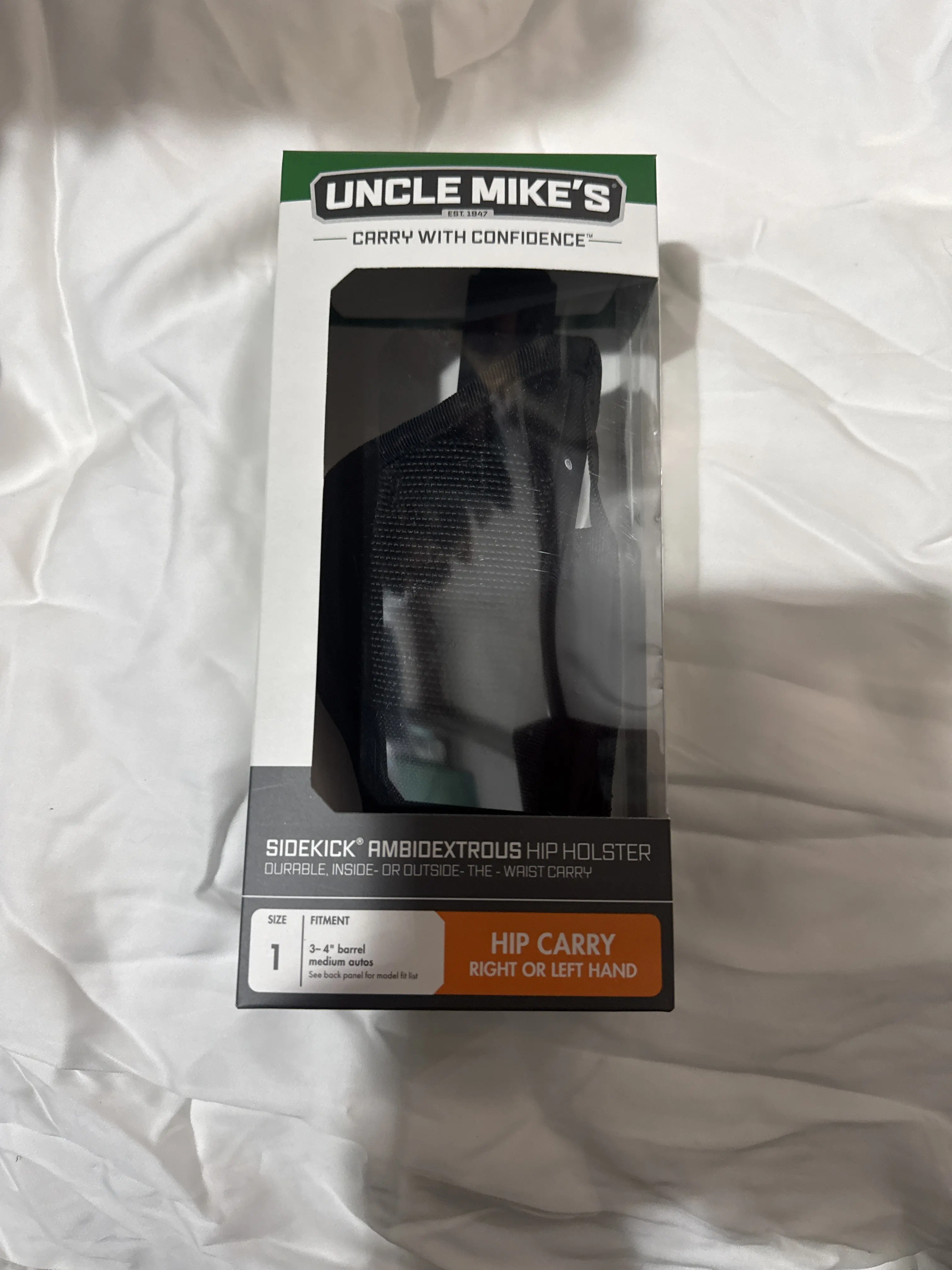 Uncle Mikes Sidekick Holster #1 - Brand New In Box Hip Carry Right or Left Hand Ambidextrous Holster