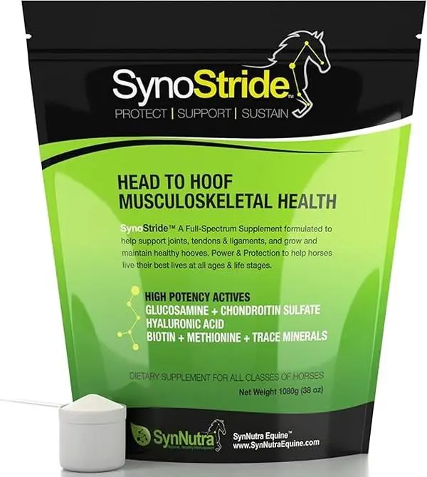 SynNutra SynoStride All Natural, All-in-one, Joint and Hoof Health Supplement for Horses