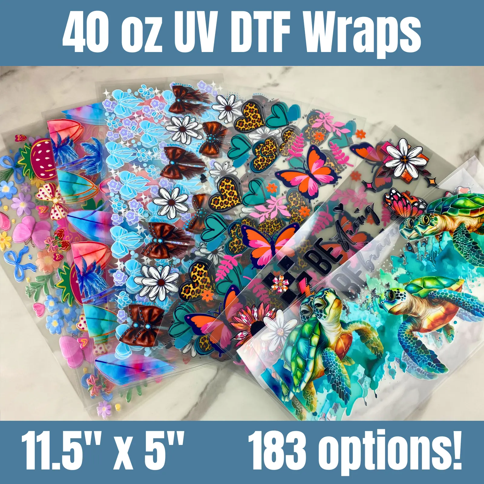 UV DTF 40 OZ Sized Wrap, Cup Stickers, Tumbler Stickers, Cup Decals, Decorative Sticker UV DTF 40 OZ Sized Wrap, Cup Stickers, Tumbler Stickers, Cup Decals, Decorative Sticker