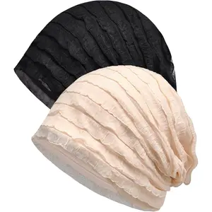 Women Chemo Beanie Caps Cancer Head Wraps Slouchy Hats Sleep Head Scarf for Cancer Patient2026