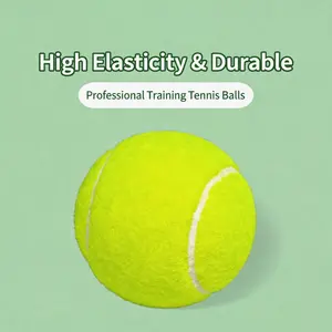 Tennis high elasticity single-pack training tennis balls in bulk for students, durable training balls for sports, sports-specific tennis balls