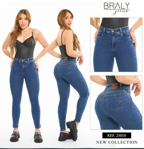 pantalon clasico tiro alto tommy contol y pull up realce 5 cms