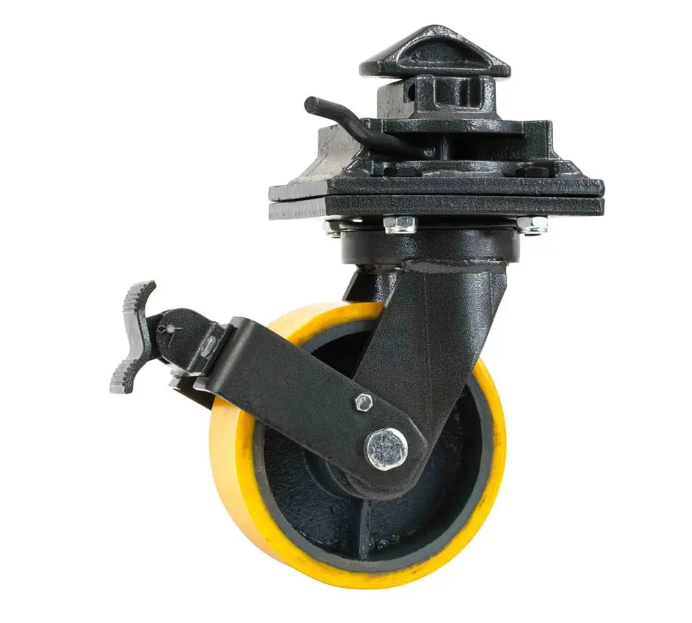Shipping Container Caster Wheels (single wheel) 6600 lbs WLL