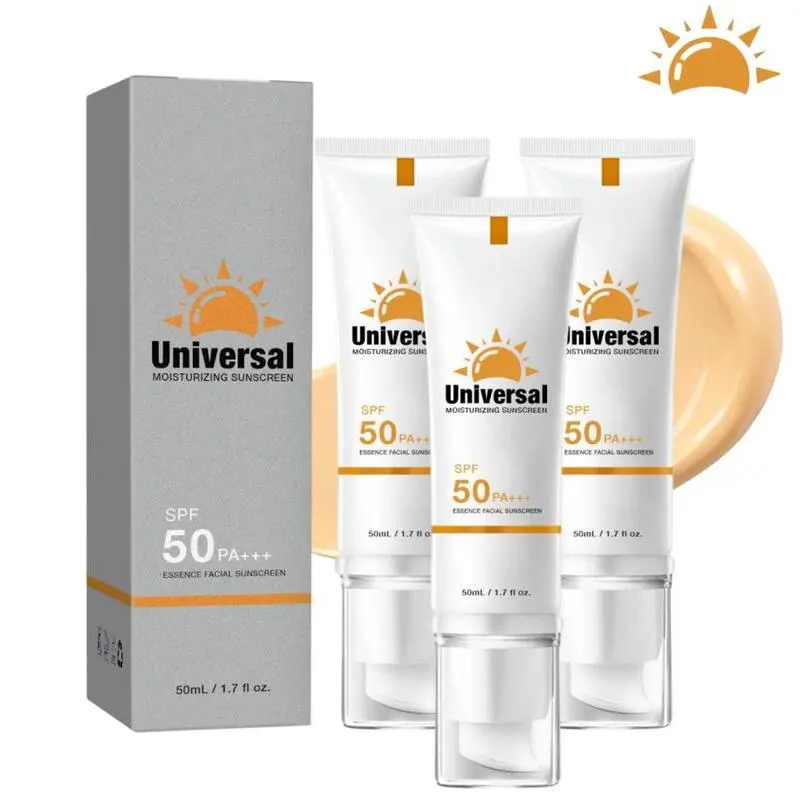 Moisturizing Sunscreen with Concealer, Gentle & Lightweight Facial Formula, Waterproof for Outdoor Activities