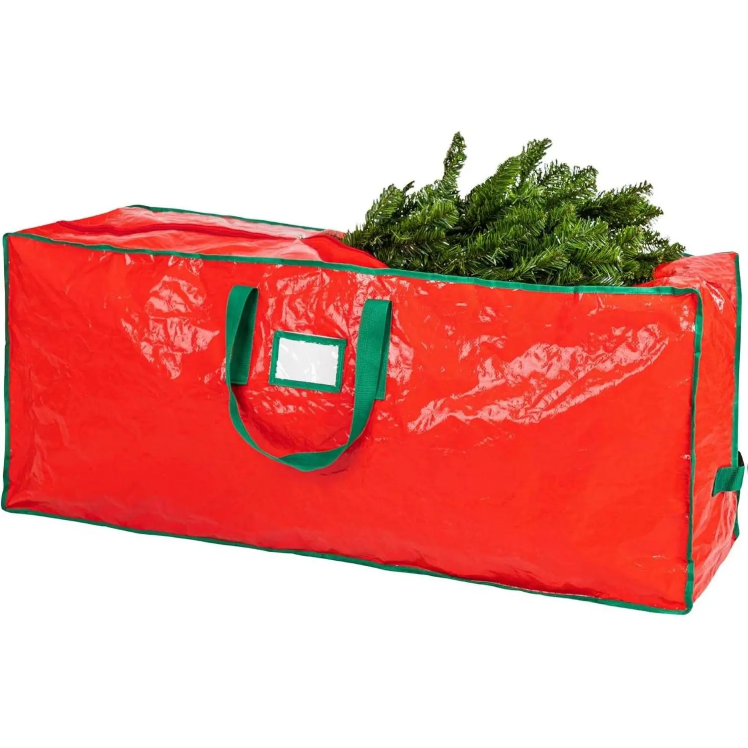 Artificial Christmas Tree Storage Bag - 7.5 ft Capacity, Durable Waterproof Material, Zippered Closure, Carry Handles, Dust Resistant, Insect Resistant, Moisture Protection (Home & Garden Storage Solution)