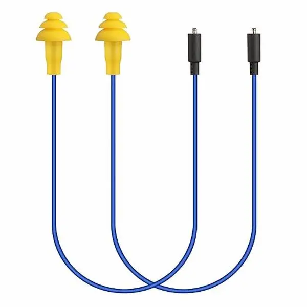 MIPEACE MI04N 2-Piece Durable Silicone Replacement Earbud Cables - Earbuds In Ear Audio Accessories, Easy to Connect, Comfortable Wear, Sturdy, Long-Lasting for Headphones with Earplug & Jack Compatibility