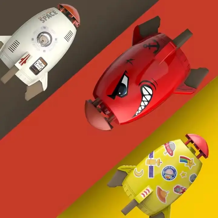 Rocket Launcher Game - Water Toy for Summer Activities with Flying Rockets