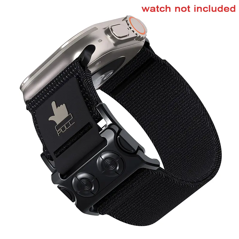 IWatch Ultra3 11 10 9 8 7 6 5 SE Magnetic Sports Strap Apple Watch Strap 49mm 45mm 44mm 42 41 40mm Nylon Braided Strap Quick Release Easy Installation Smart Watch Straps Smartwatch Compatible Bands Wearable Accessories