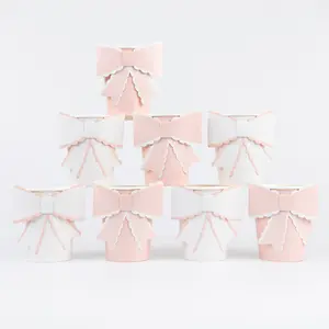 Scalloped Bow Cups (x 8)