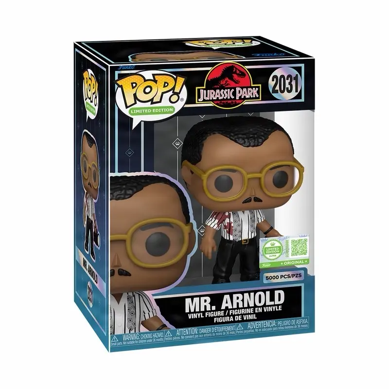 Funko Jurassic Park Mr. Arnold Vinyl Figurine - Limited Ed. LE 5000 Pieces, Series #2031 Collectible Display Item