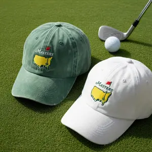 Masters Tournament Embroidered Golf Cap – Vintage Sport Style Adjustable Hat