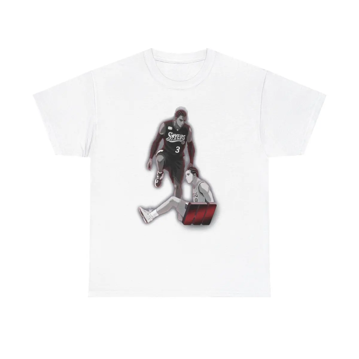 AI Sixers Stepover Anime Style Cotton T-shirt