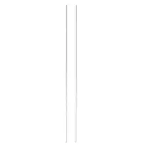 Quartz Glass Tube for Wood Pellet Patio Heater Stove Rocket Fittings, 40 Inches Long And 3.1 Inches Wide