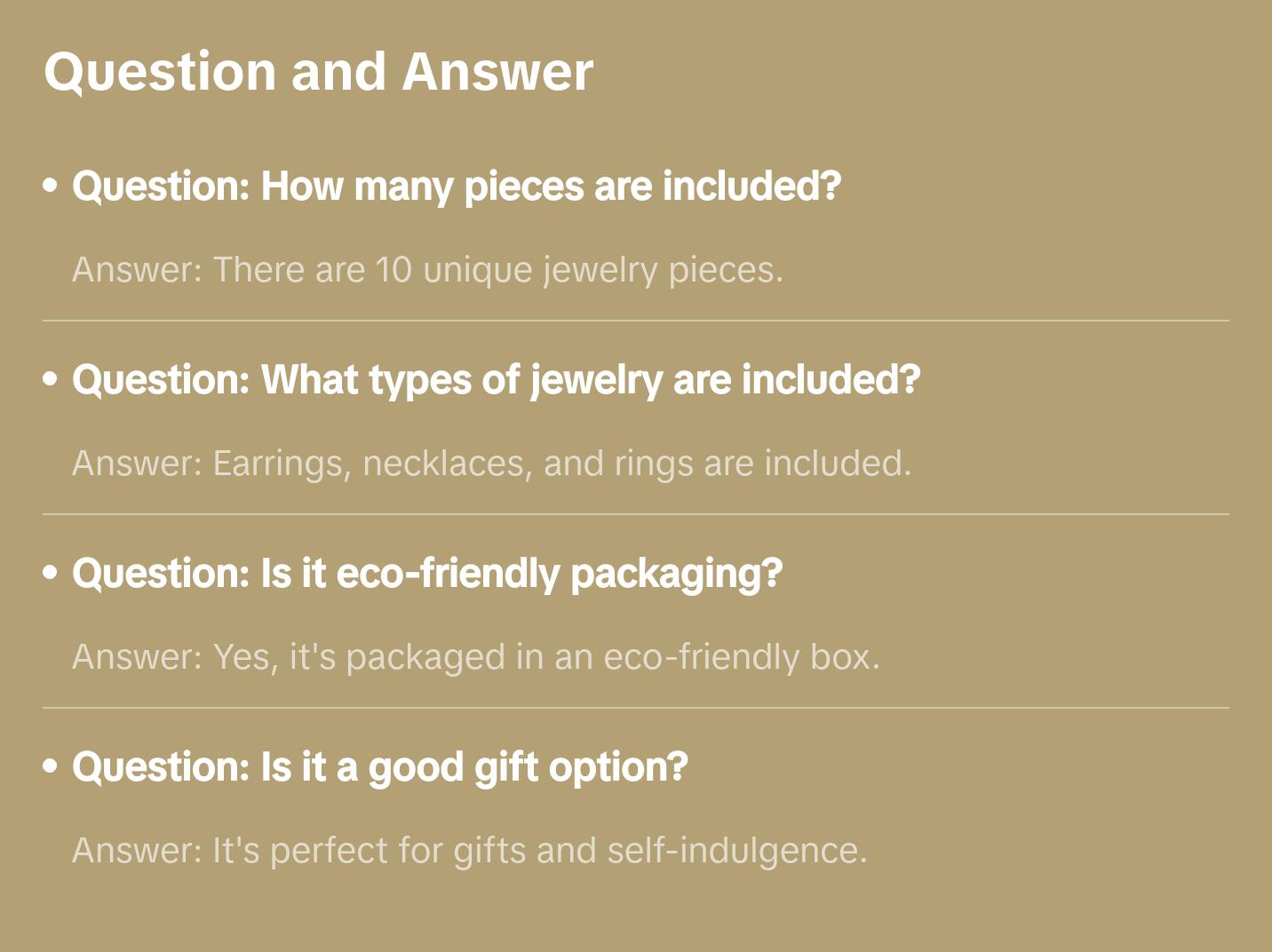 10 Day SwinCo Jewelry Advent Calendar