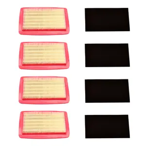 Engine Air Filter 4-Pack Combo - Replacement for RedMax EBZ8560, EBZ9000, Part Numbers 512654101, 544271501