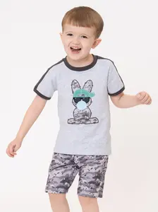 Cool Camo Bunny Shades Embroidered Outfit