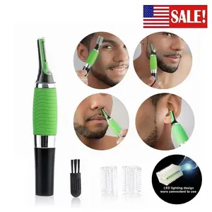 Men’s Nose Ear Face Neck Eyebrow Hair Mustache Beard Trimmer Shaver Clipper Hot
