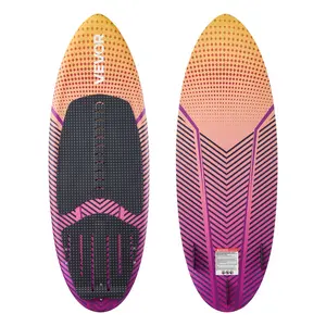 【Father's Day gift】VEVOR 63-Inch Wakesurf Board, Wake Surfing Board with EPS Foam Core, EVA Non-Slip Pad & 3 Tail Fins, UV-Resistant Wakesurfing Boards for Adults Up to 250 lbs