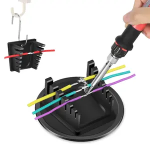 Aluminum Alloy Welding Wire Holder, Magnetic Base, Tripod Stand, Suitable for 28awg to 12awg Welding Wires, Durable and Versatile