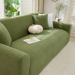 Modern jacquard stretch sofa covers, suitable for all seasons, dust-proof and stain-resistant, pet-friendly, super elastic fit for 1-4 seater sofas, durable and easy-care design, Dustproof sofa slipcover