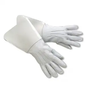 PIPER DRUMMER LEATHER GAUNTLETS GLOVES Band Real leather Gloves