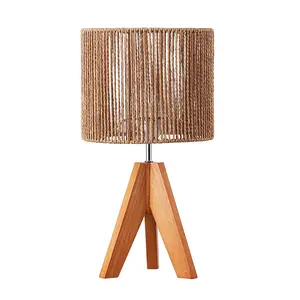 EDISHINE Small Table Lamp, E26 Base, Vertical Stripes-HLTL15H