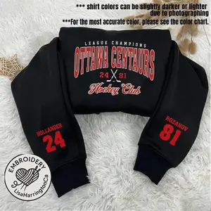 Ottawa Centaurs League Champions Embroidered Sweatshirt, 24 x 81 Hockey Club Hoodie, Heated Rivalry Bookish Gift