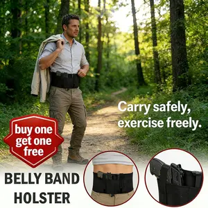Buy one get one free Band Holster for Men and Women - Concealed Carry, Elastic, Breathable & Tactical - Perfect For Men & Women! for 9MM 380 Glock 17 19 26 43x 1911 vnsh fn reflex