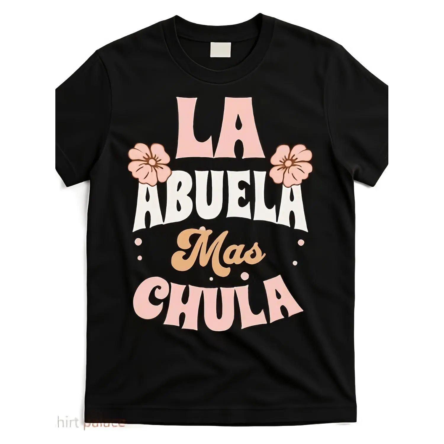 Women's Casual Printed Short-Sleeve Cotton Sports Top - Breathable Soft Spanish Graphic Tee, Unisex Loose Easy Fit, Round Neck, Casual Style with a Polished Touch for Grandmother's Daily Wear (Black), Shortsleeve, Clothes