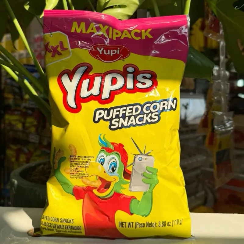 Yupi Maxipack Puffed Corn Snack, 110g