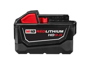 MILWAUKEE 48-11-1890 9AH 18V M18 REDLITHIUM HIGH DEMAND 9.0 Battery Pack