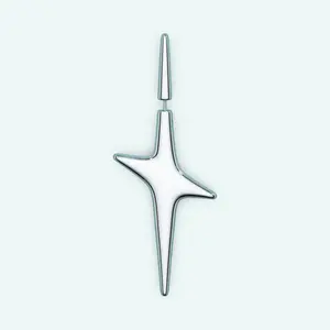 Pierced Star Earring