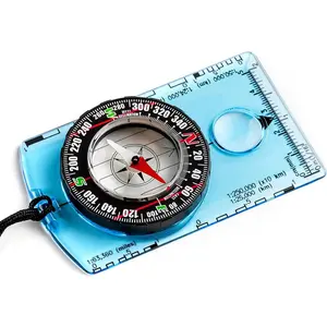 Orienteering Compass, Professional Hiking Backpacking Compass, Advanced Scout Compass, Camping Navigation Compass for Map Reading