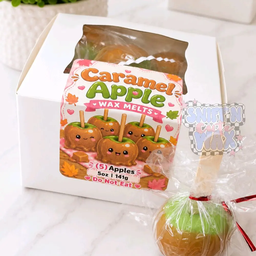 Caramel Apple Wax Melts -Cozy Candle Decor