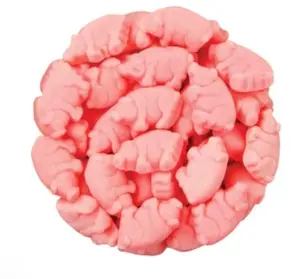 Piglets Gummy Candy | 16 oz (1 LB) Bag of Gummies | Soft & Chewy | Bulk Candy