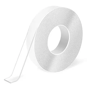 Double-Sided Mounting Tape (10FT), Multipurpose Removable Adhesive Foam Tape, Transparent, Household