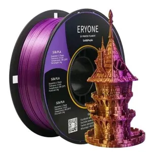 Eryone Dual Gold-Purple Silk PLA 3D Printer Filament, 1kg, 1.75MM Diameter