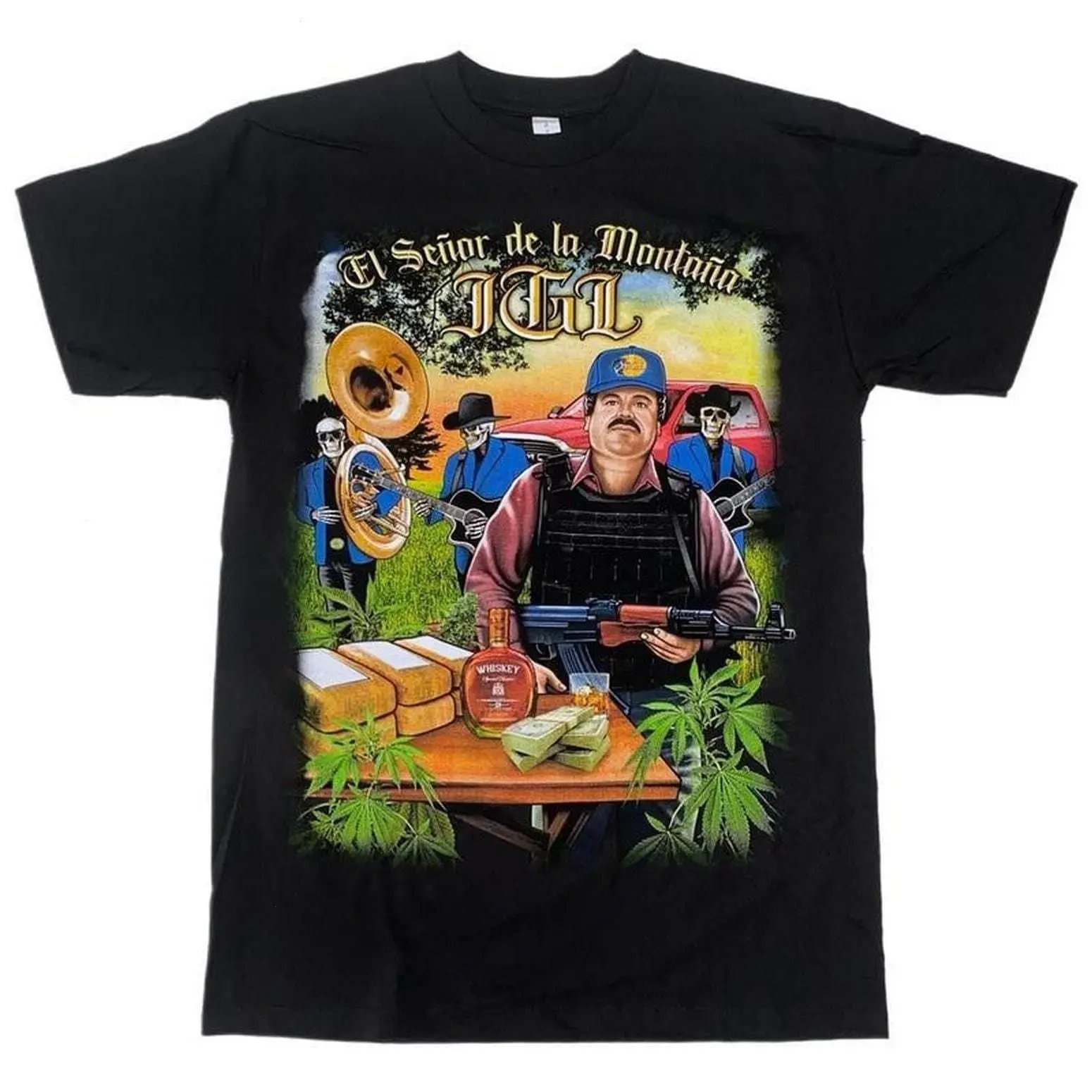 El Chapo El Se?or De La Monta?a T-Shirt, Graphic, Unisex, Streetwear