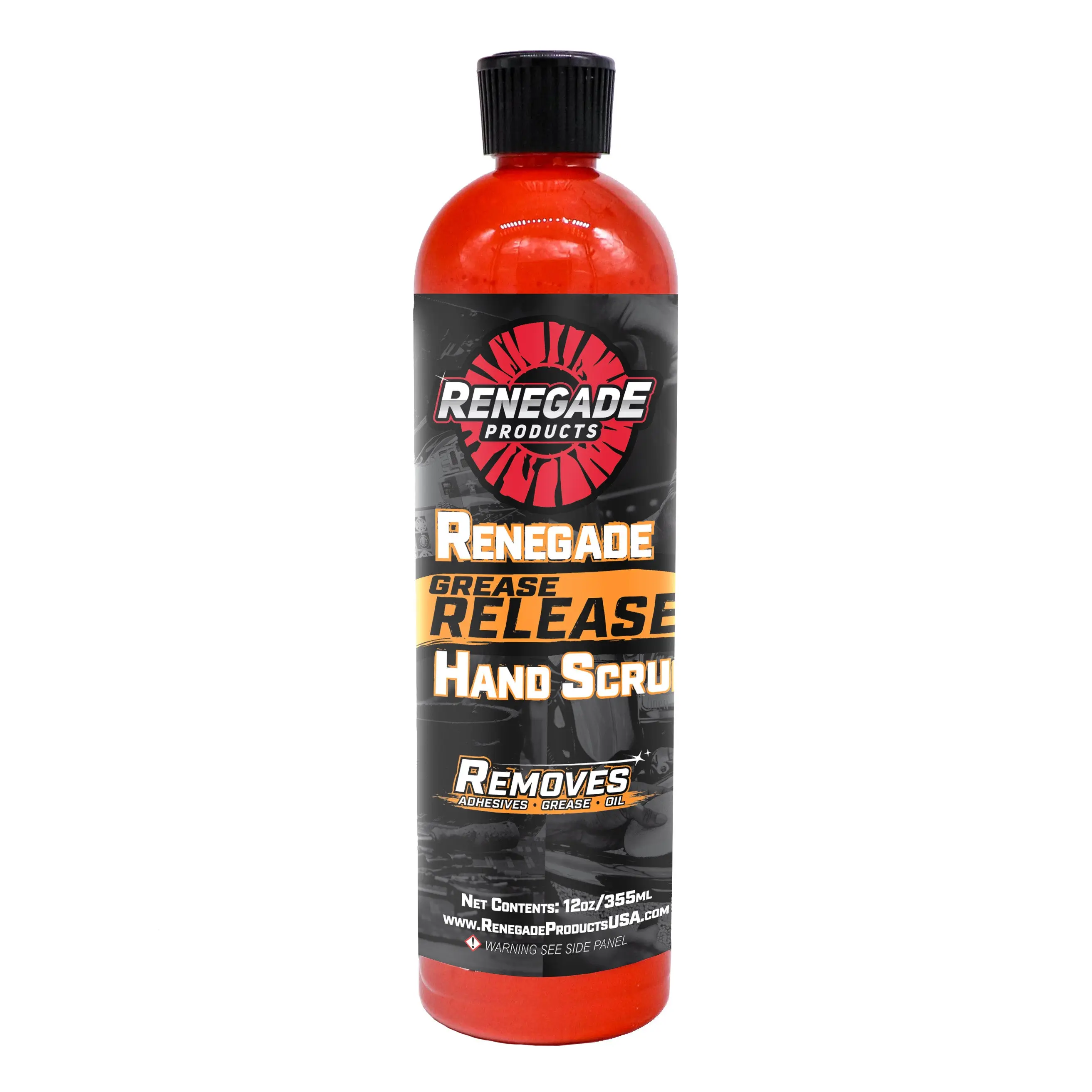 Renegade Products Grease Release Hand Scrub 12oz – Biodegradable Heavy-Duty Cleaner with Pumice for Mechanics & Shops Renegade Products Grease Release Hand Scrub 12oz – Biodegradable Heavy-Duty Cleaner with Pumice for Mechanics & Shops