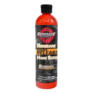 Renegade Products | Grease Release Hand Scrub 12oz – Biodegradable Heavy-Duty Cleaner with Pumice for Mechanics & Shops