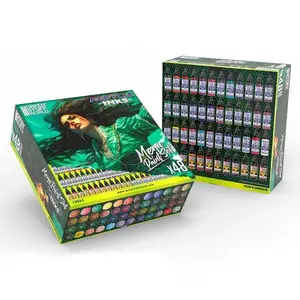 Green Stuff World Acrylic Dipping Ink and Contrast Mega Paint Set - 12263