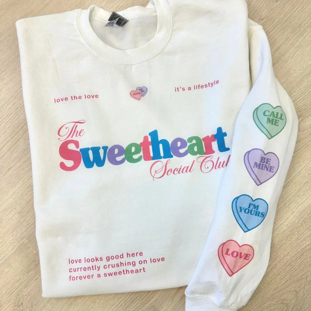 ‘Sweetheart Social Club' Crewneck Sweatshirt
