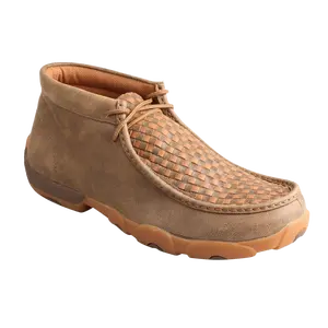 Twisted X Men's Bomber/Tan Patchwork Driving Mocs MDM0033
