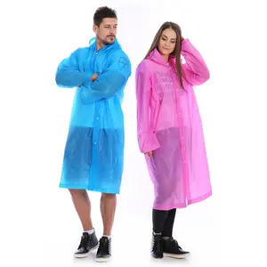 4-Pack Reusable Rain Ponchos with Hood Waterproof Long Raincoats for Adults Lightweight Durable Portable Gear for Festivals Travel Unisex