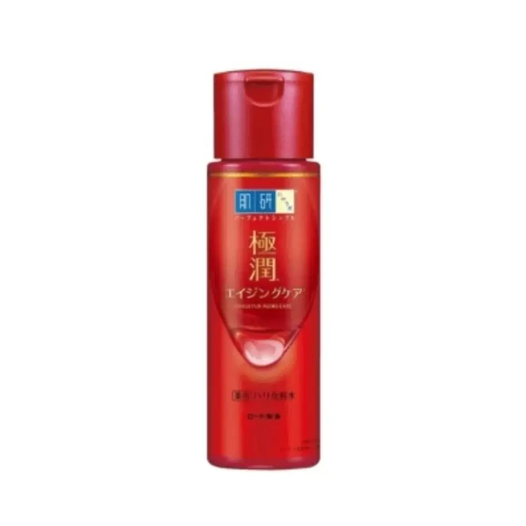 HADA LABO Gokujyun Aging Care Lotion - 170ml Hyaluronic Acid Skincare Toner Moisturizer (Single Item Bottle) for 30+ Users All Skin Types, Firming/Lifting, Hydrate, Niacinamide, Butylene Glycol, Glycerin, Hydrolyzed Hyaluronic Acid, Sodium Hya, Elasticity