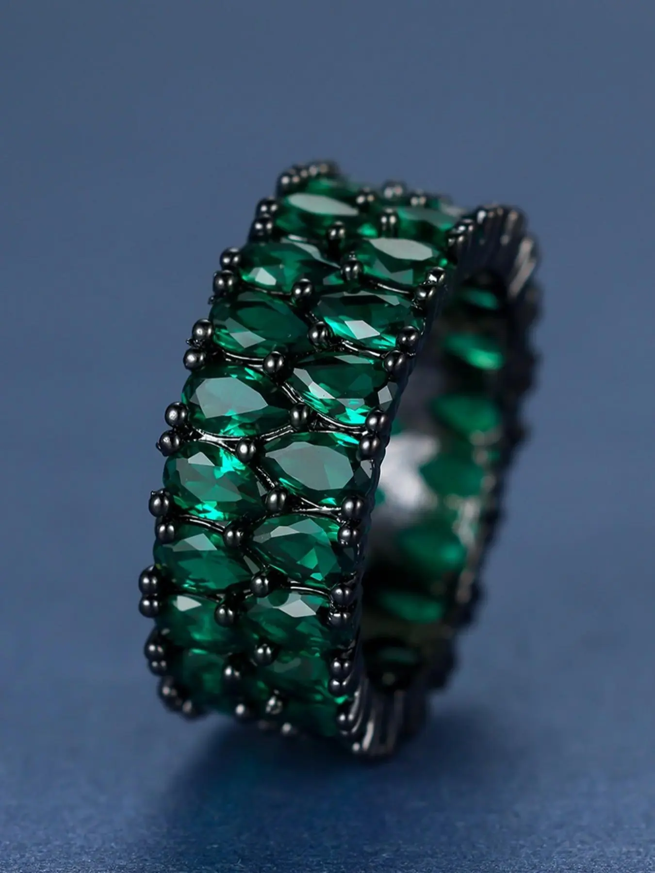 Fashion Artificial Zircon Decorated Ring, Artificial Gemstone Ring, Vintage Copper Ring, Fashion Rings for Women & Men, Style Jewelry for Party, Daily Clothing Decor, Trendy All-match & Exquisite Jewelry for Birthday Gift